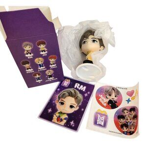 TinyTAN RM McDonalds Collectible Figurine With Card & Stickers 2025